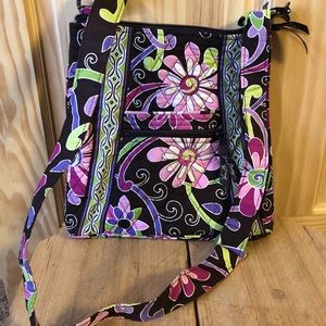 Vera Bradley floral crossbody purse